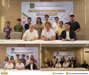 MOA Signing Ceremony for BEIF’s New Scholars for SY 2025