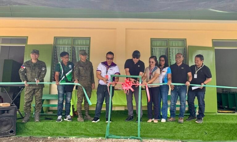 Turnover of a new classroom donated to Garsika Elementary School in Makilala, North Cotabato,